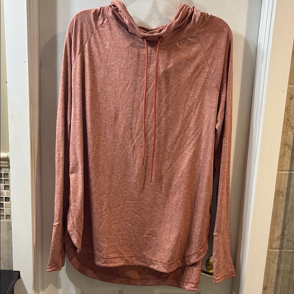 Athleta Cinnamon Uptempo Hooded Top